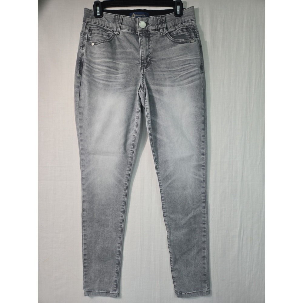 Democracy Ab Technology Women's Gray Denim‎ Wash Skinny Jean Size 8 Stretch
